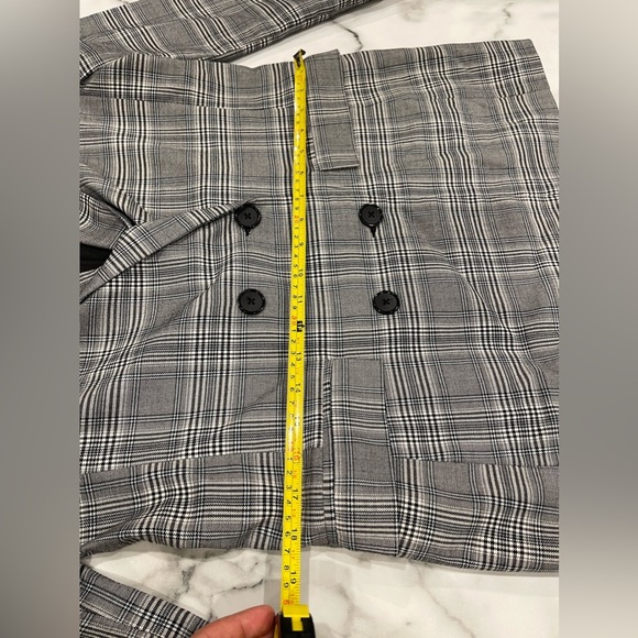 Dynamite double button blazer plaid pattern - Picture 10 of 12
